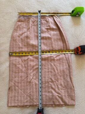 Louis Feraud Blush Pink Pencil Skirt